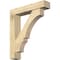 Ekena Millwork Balboa Block Rough Sawn Bracket w/ Offset Brace, Douglas Fir, 6"W x 28"D x 32"H BKT0604X28X32BOA05RDF - alternate 1